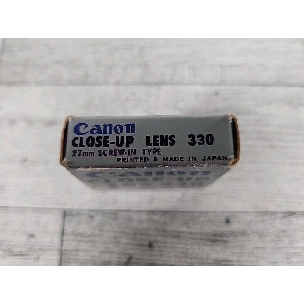 27mm Screw-in Filter Vintage Early CANON CLOSE-UP LENS 330 Made in Japan